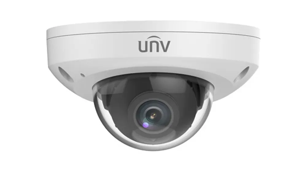 IP კამერა - 4მპ, 2.8მმ, Dome, IK10, Mic, SD, ANR, UMD, Uniview IPC314SB-ADF28K-I0