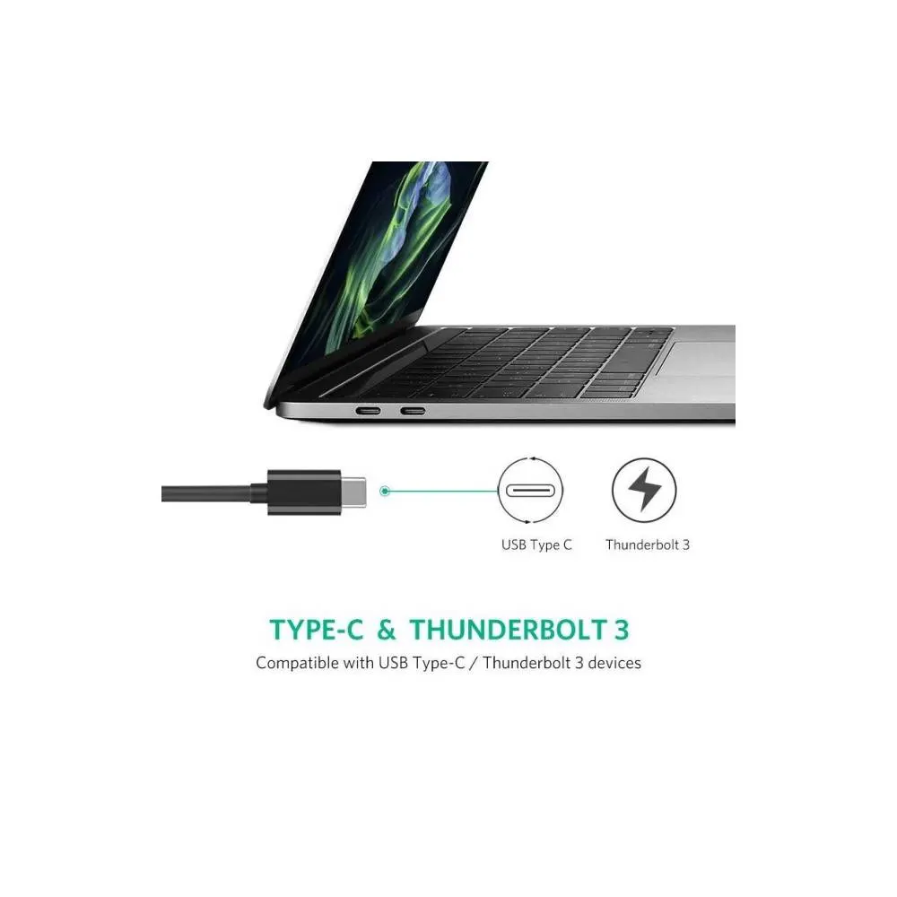 LAN ადაპტერი UGREEN CM199 (50737), USB Type-C to 10/100/1000M Ethernet Adapter, Space Gray