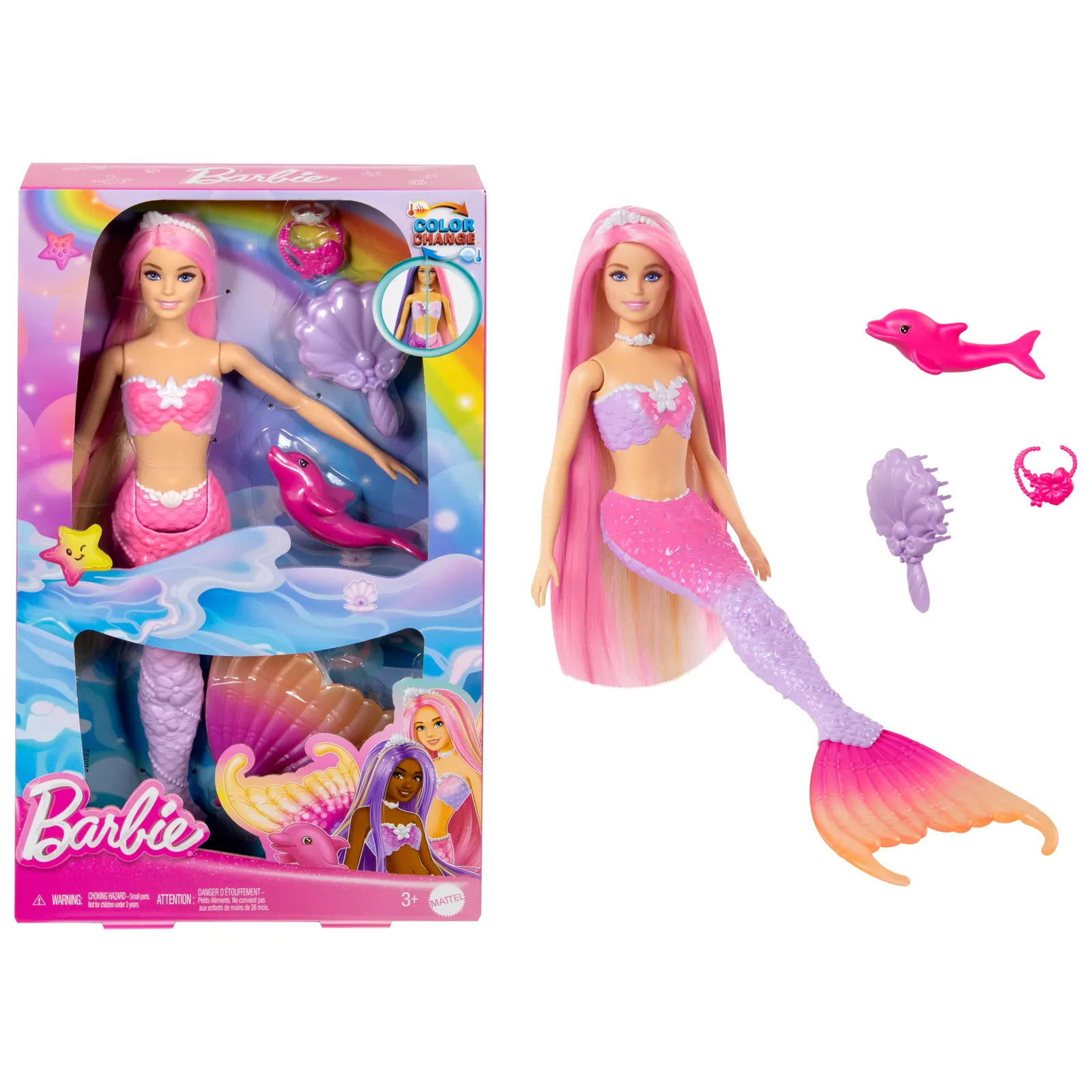 თოჯინა MATTEL Barbie Dreamtopia New Feature Mermaid - Malibu