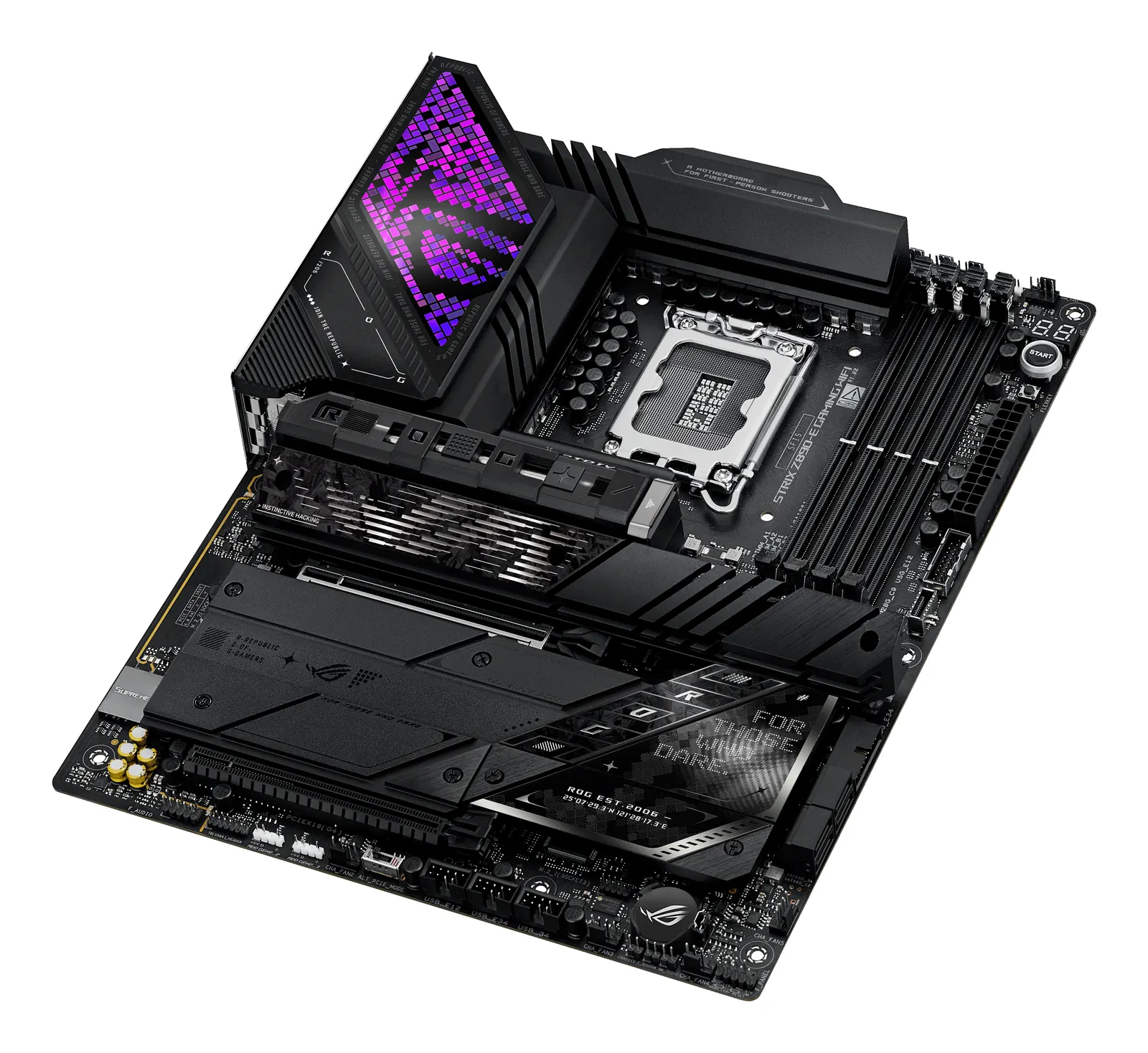 დედაპლატა ASUS Motherboard ROG STRIX Z890-E GAMING WIFI s1851 Z890 4xDDR5 M.2 DP HDMI Wi-Fi BT ATX