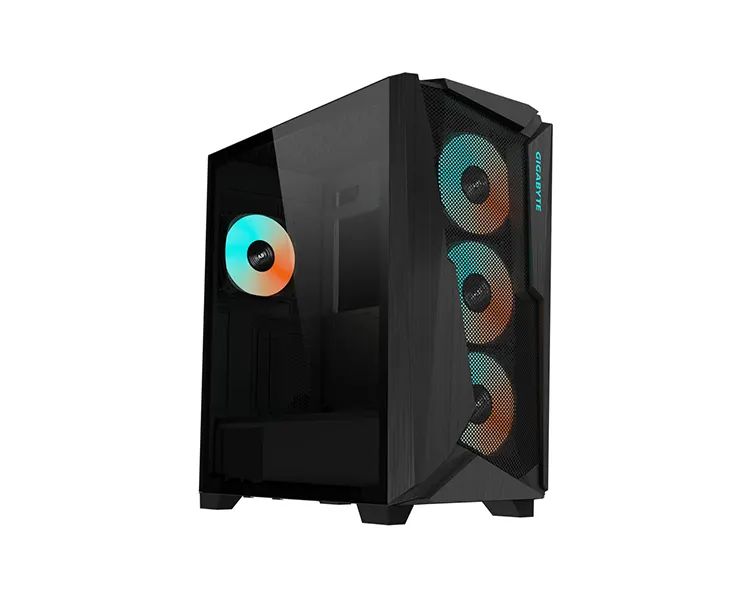 ქეისი Gigabyte C301 GLASS V2 4x120mm ARGB Fans Mid Tower Black