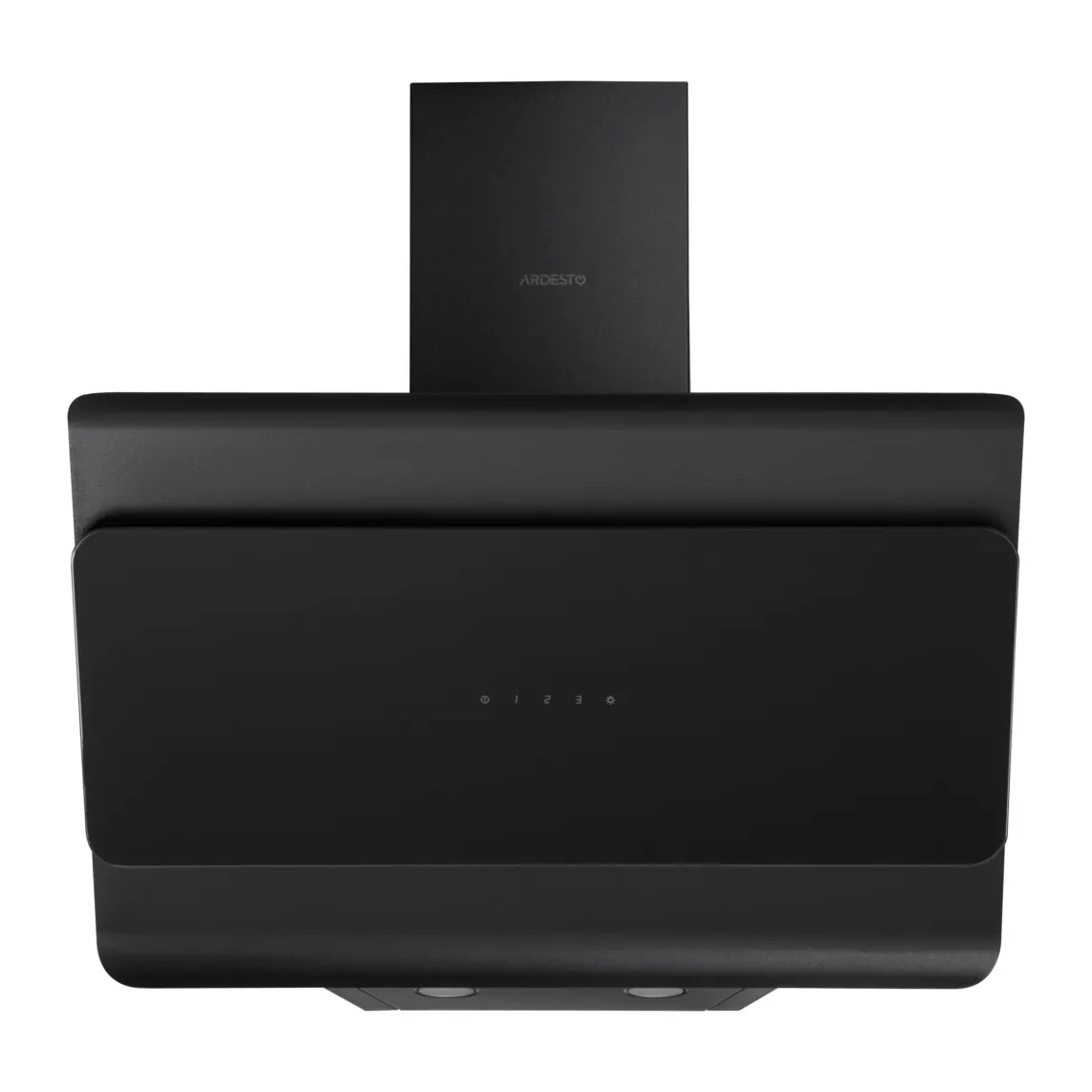 გამწოვი Ardesto Hood Inclined hood, 60cm, 900m3h, glass, 2x1W LED, sensor, black