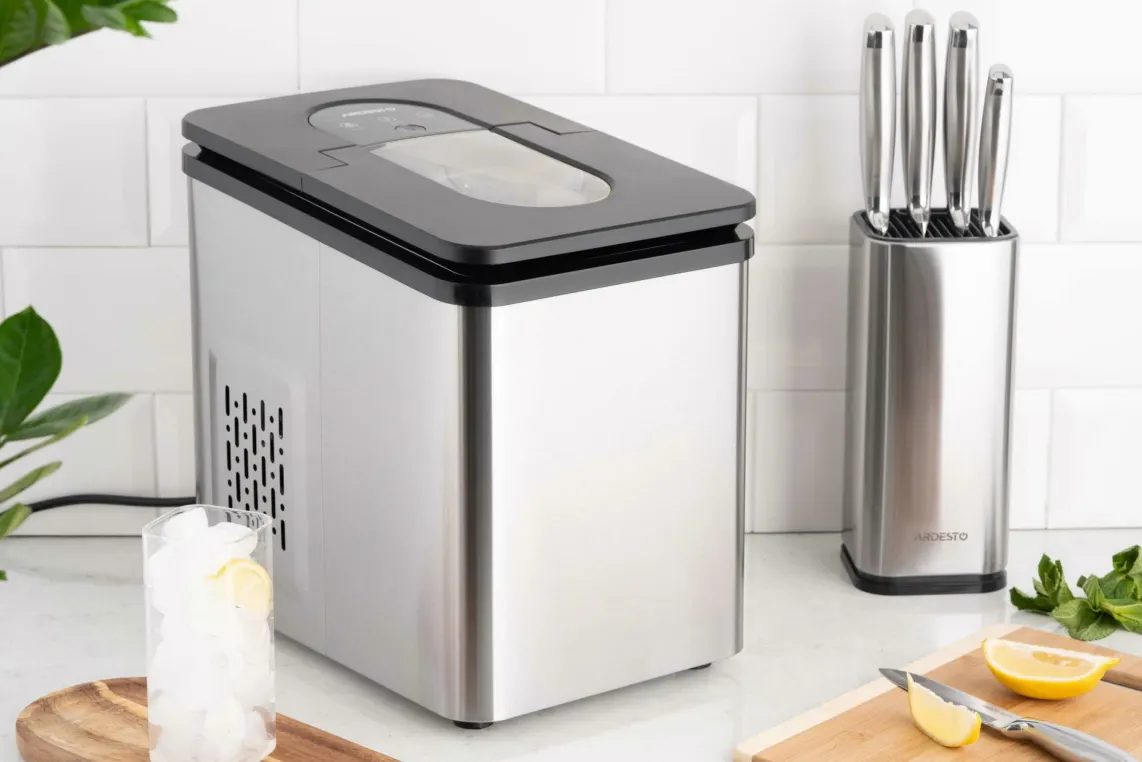 Ardesto Ice maker household, 12kg/day, 1.8L, inox