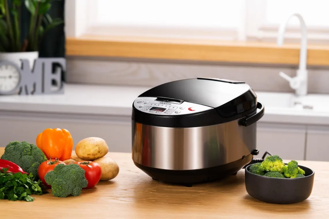 მულტისახარში Ardesto multicooker, 860W, bowl-5l, electronic control, recipes book, iron/plastic, silver-black