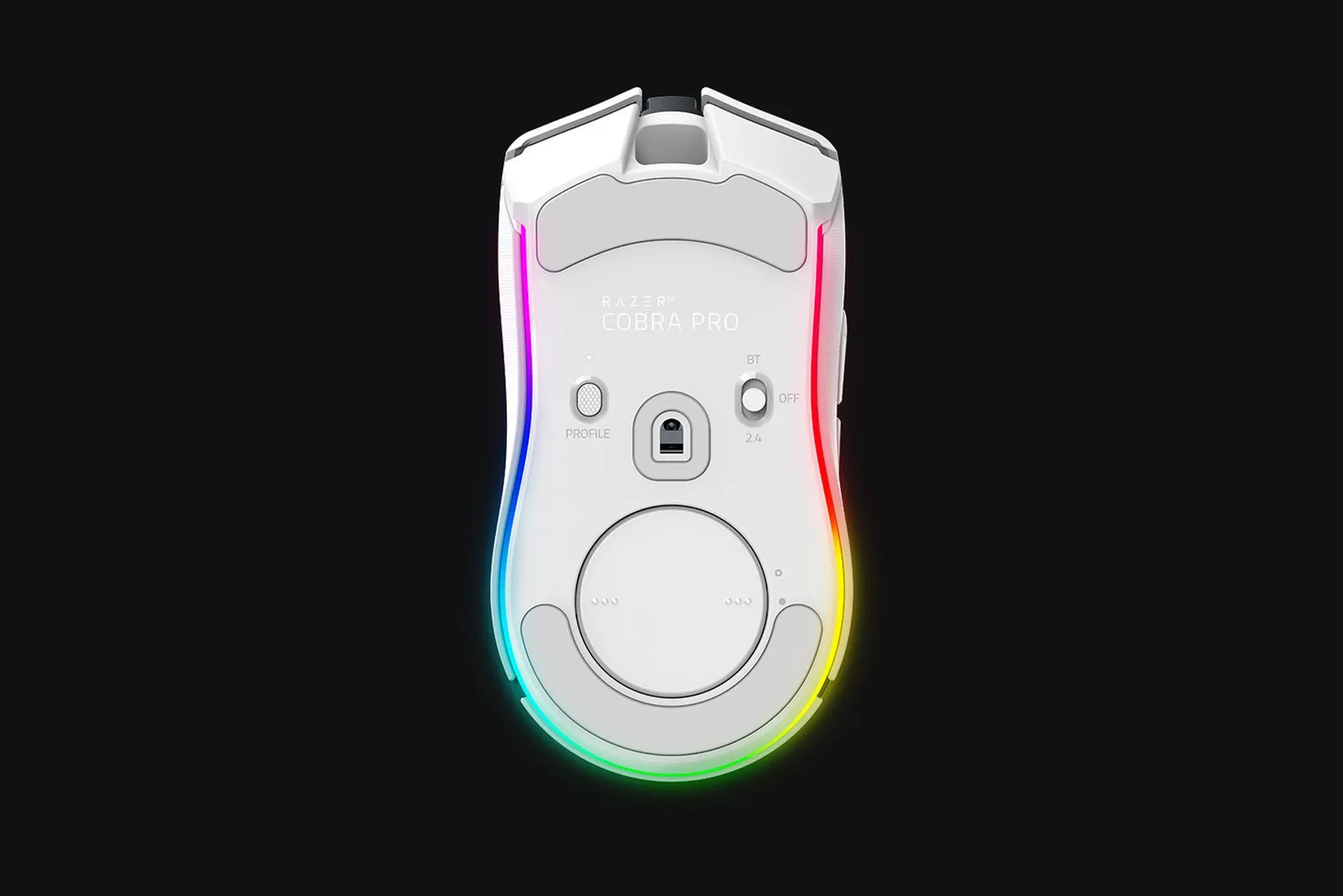მაუსი Razer Mouse Cobra Pro, RGB, USB-A/WL/BT, white