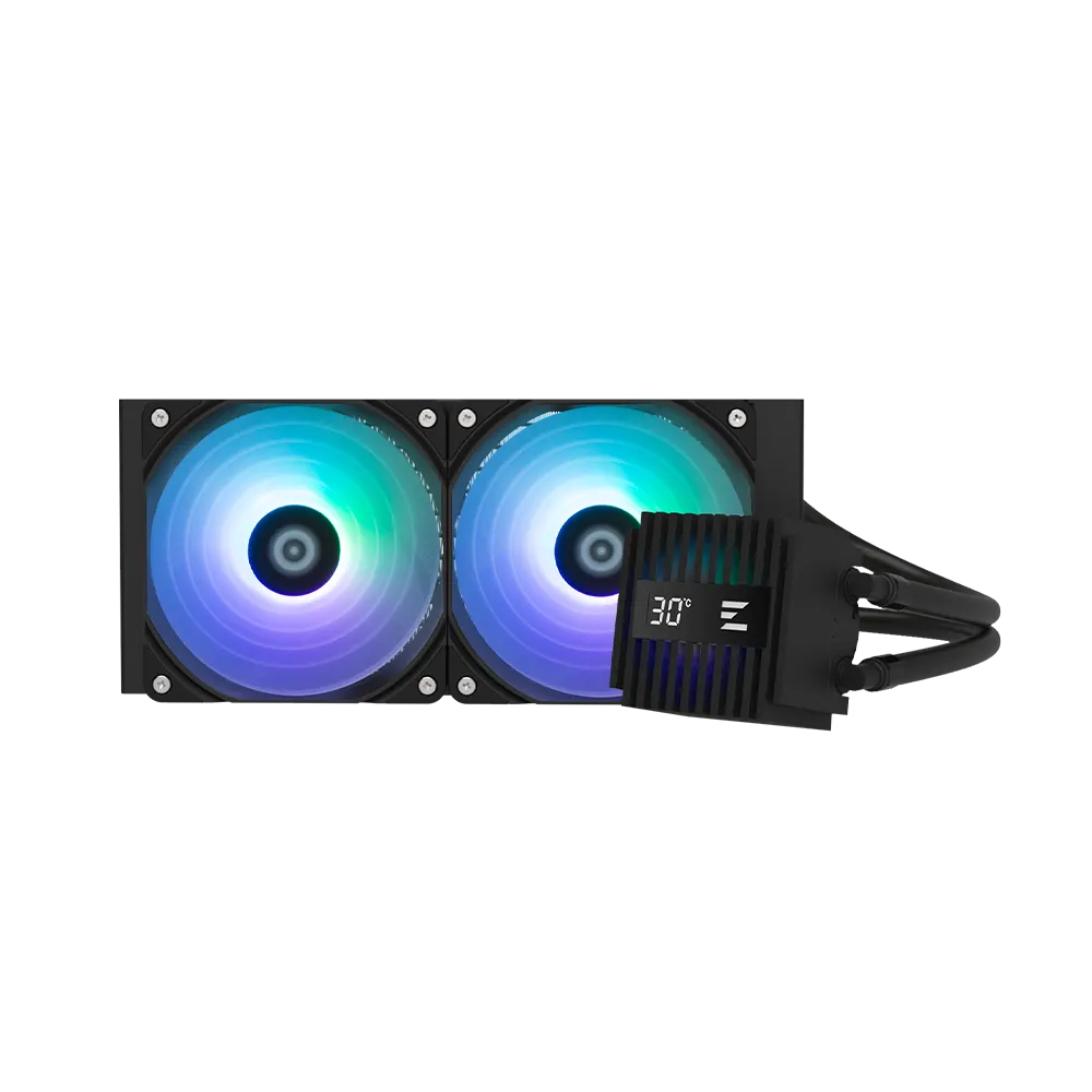 ქულერი Zalman LCS Alpha 2 A24 ARGB, LGA1700, 1200, 115x, AM5, AM4, TDP 320W, black