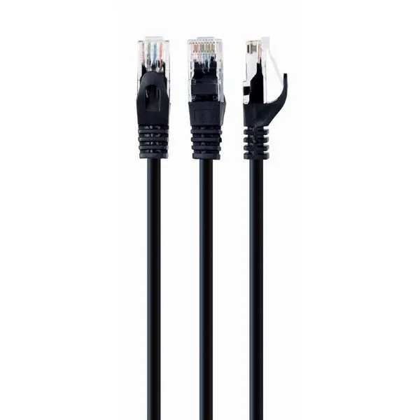 პაჩკორდი Gembird CAT6 UTP Patch Cord Black 0.25M