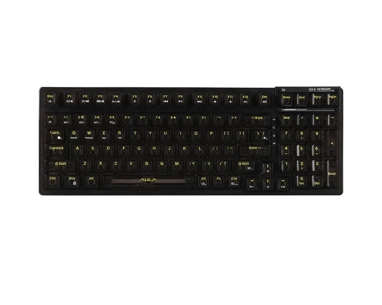 კლავიატურა AULA F98 RGB Wireless Gaming Mechanical Keyboard Black