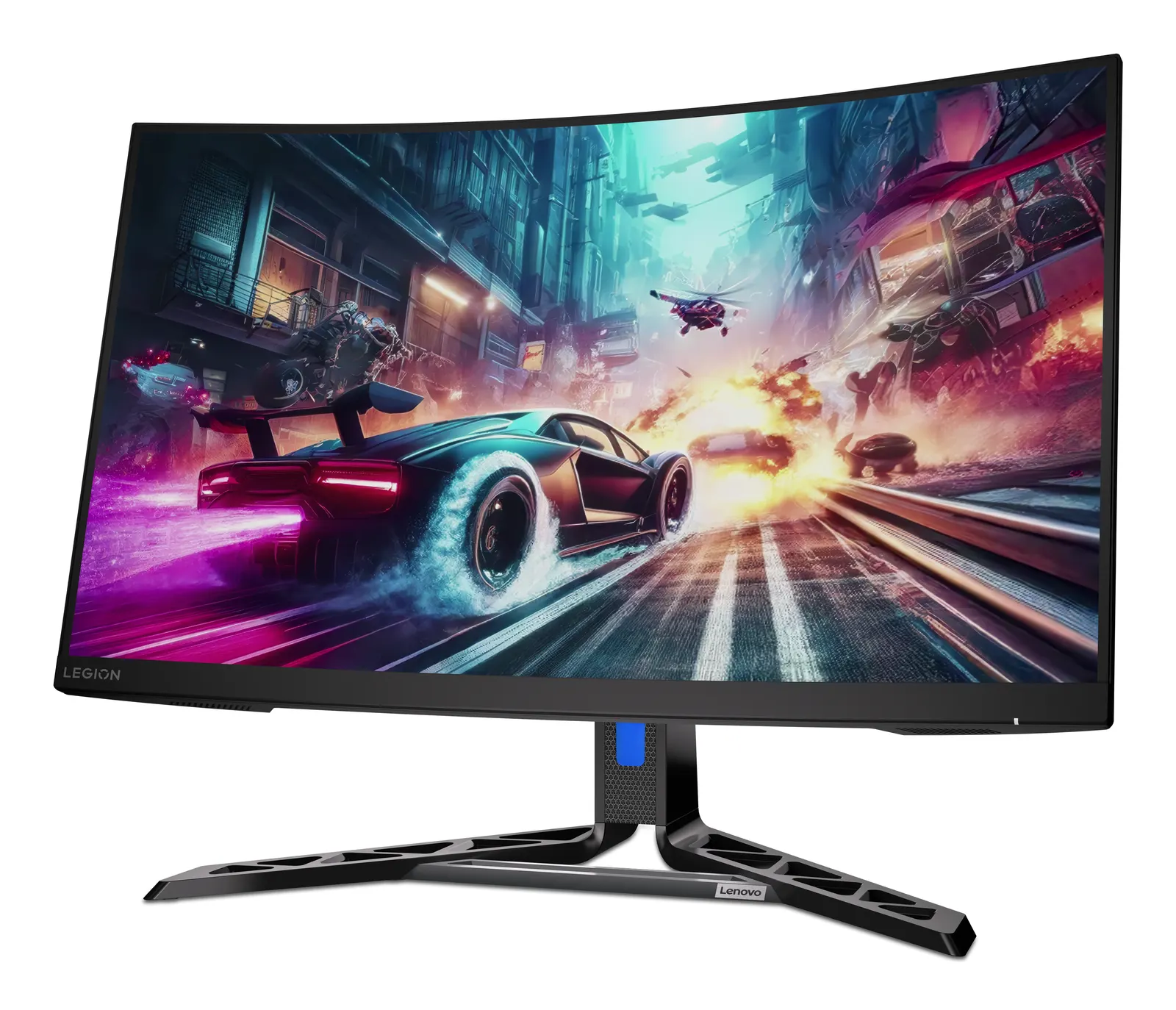 Lenovo Legion R32qc-30, 31.5" QHD (2560x1440) VA, 350 nits, 180Hz, Speakers 3Wx2, 2x HDMI® 2.1 TMDS, 1x DP 1.4 (HBR2), Tilt, Swivel, HAS, 3Y