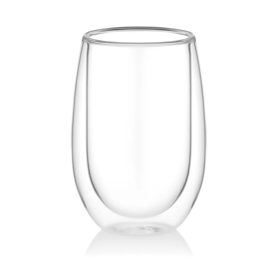 Double wall mug set ARDESTO, 350ml, 2pcs, borosilicate glass, transparent