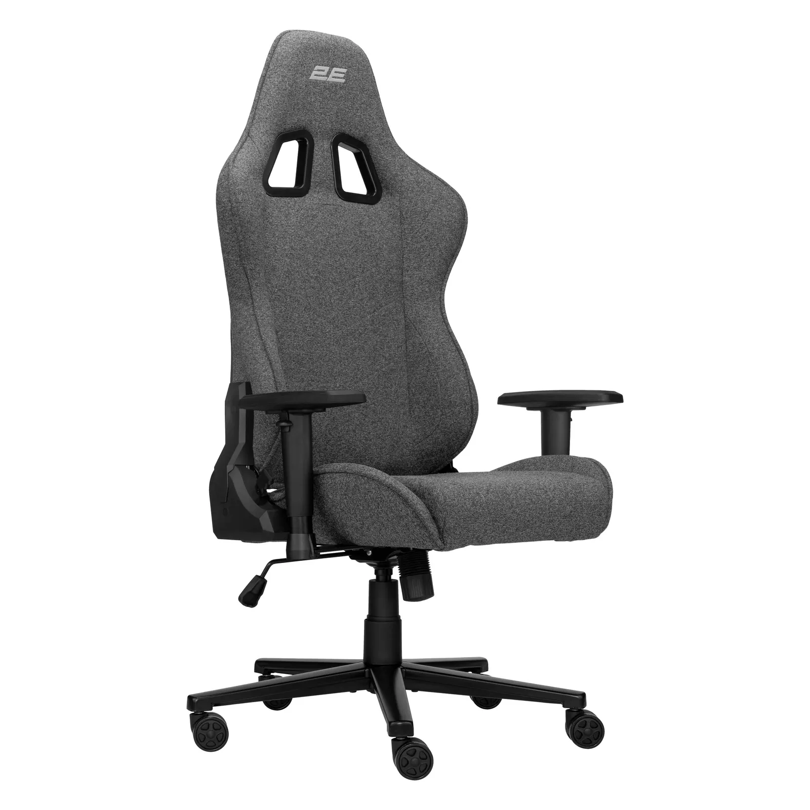 2E GAMING Chair BUSHIDO Lite, fabric, 2D-Armrests, dark grey