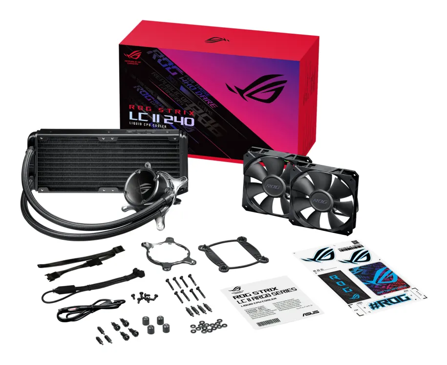ქულერი ASUS ROG STRIX LC II 240 Intel LGA 1700, 1200, 115x, 2011, 2011-3, 2066 AMD AM4, TR4