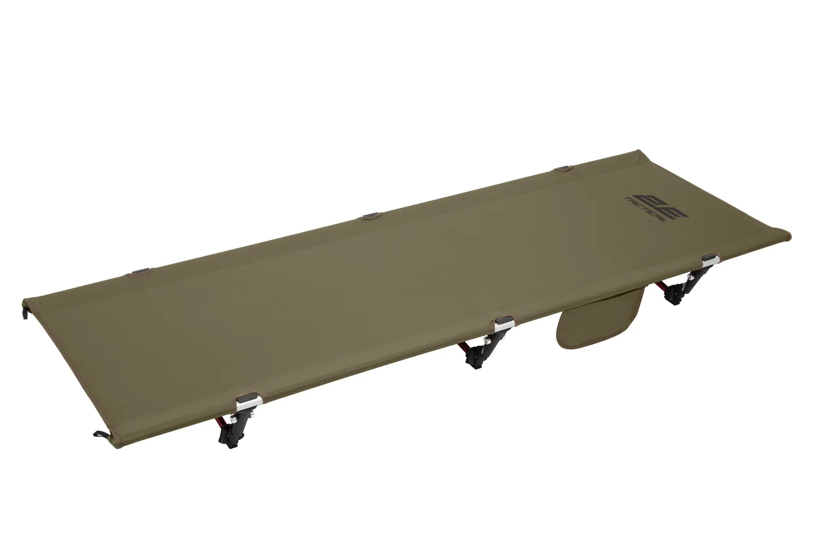 საკემპინგე აღჭურვილობა 2E Folding bed FB Lite with height adjustment, 190x66x18-38cm, 3kg, green
