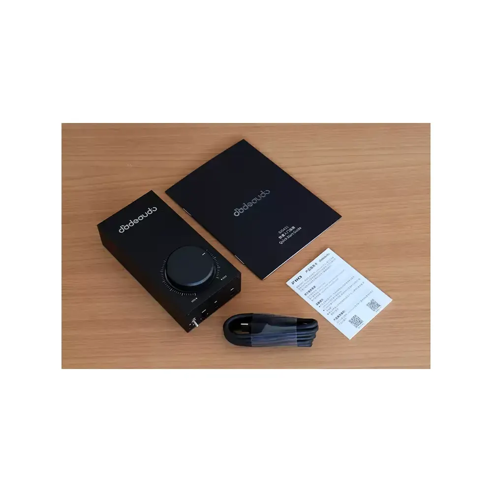 ყურსასმენის გამაძლიერებელი FiiO F3001 JadeAudio GGIGAS 1, RCA, 3.5mm, 4.4mm, High-Power Hi-Fi Desktop Headphone Amplifier, Black