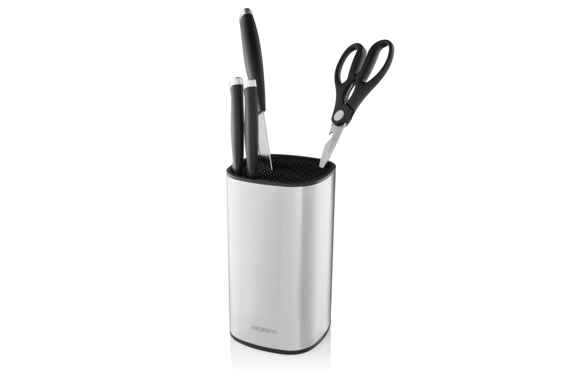 დანების სადგამი Ardesto Knife Block Gemini, 22 cm, stainless steel