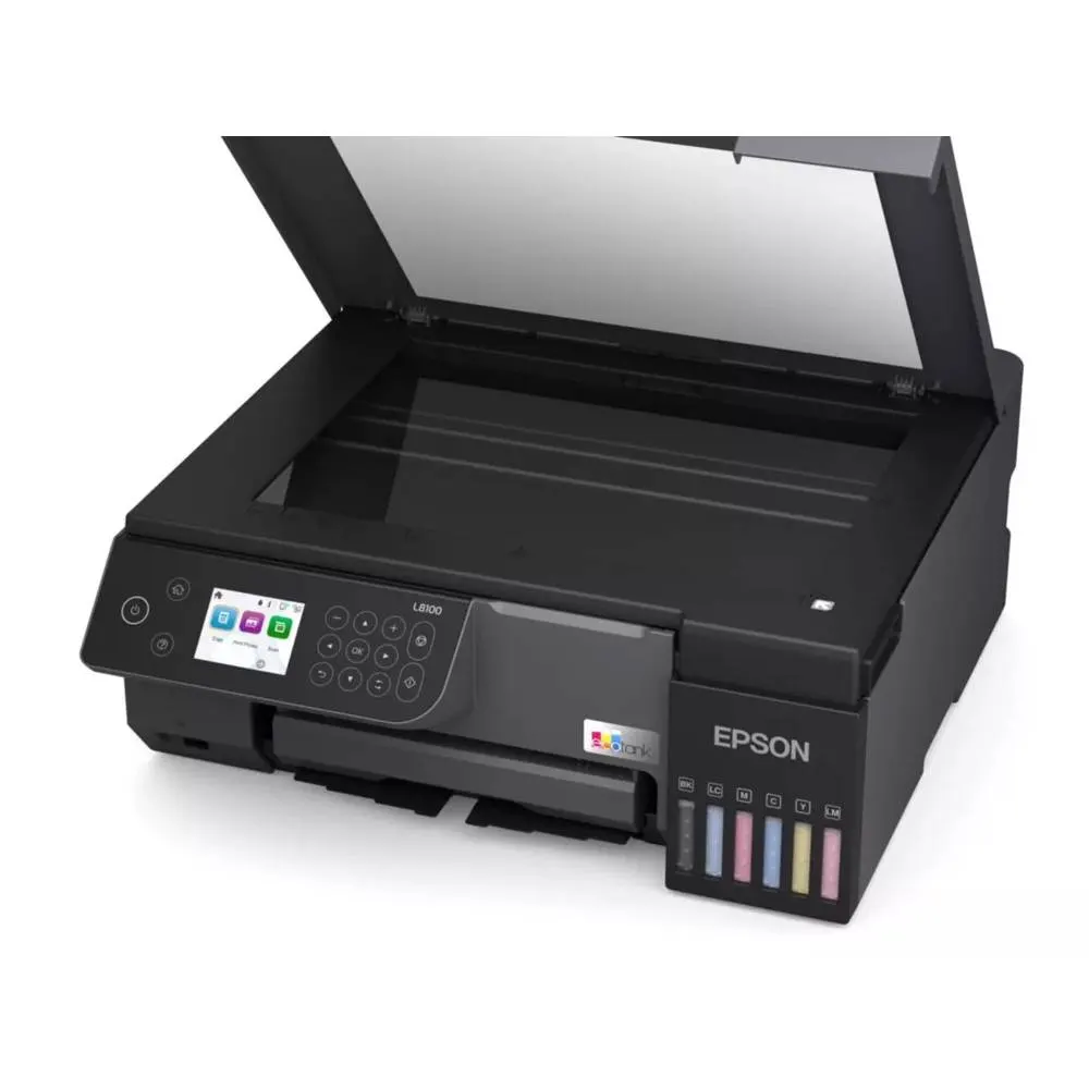 Photo printer Epson C11CK94401 EcoTank L8100, MFP, A4, Ethernet, Wifi, Black
