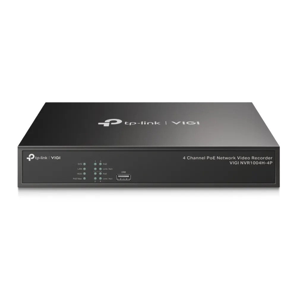 IP კამერა TP-Link VIGI 4 Channel Video Recorder PoE