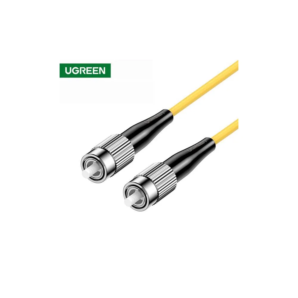 ოპტიკური ქსელის კაბელი UGREEN NW129 (70662) FC/UPC To FC/UPC Simplex Single Mode Fiber Optic Patch Cable 3M