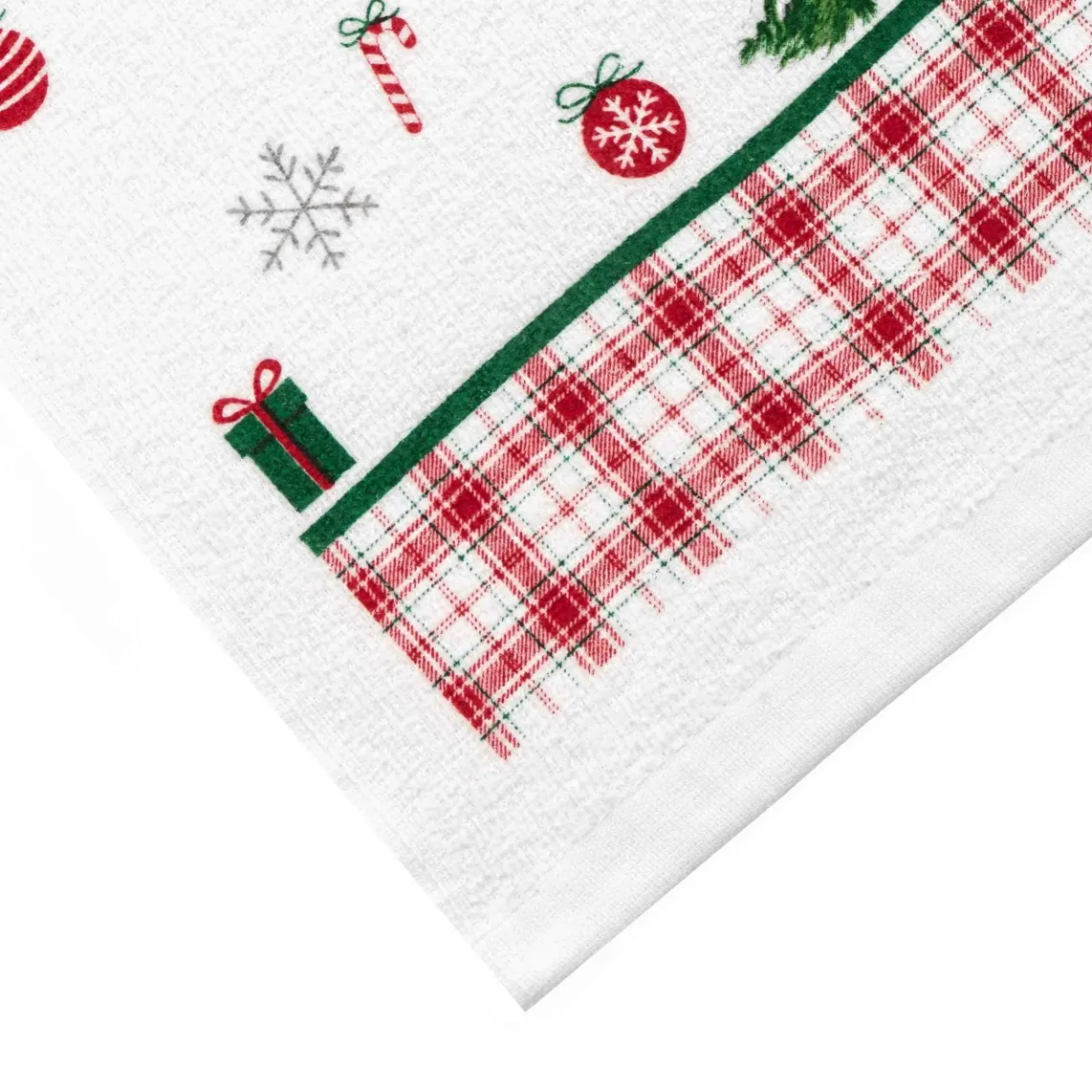 სამზარეულოს პირსახოცი Ardesto Kitchen towel set Christmas Tree 38x63cm, 2pcs, 100% cotton, green