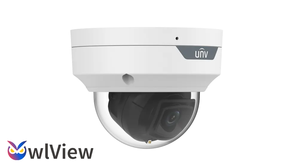 IP კამერა - 8მპ, 2.8მმ, Dome, UMD, Mic, SD, ColorHunter, Wise-ISP, Uniview IPC3528LE-ADF28K-WP
