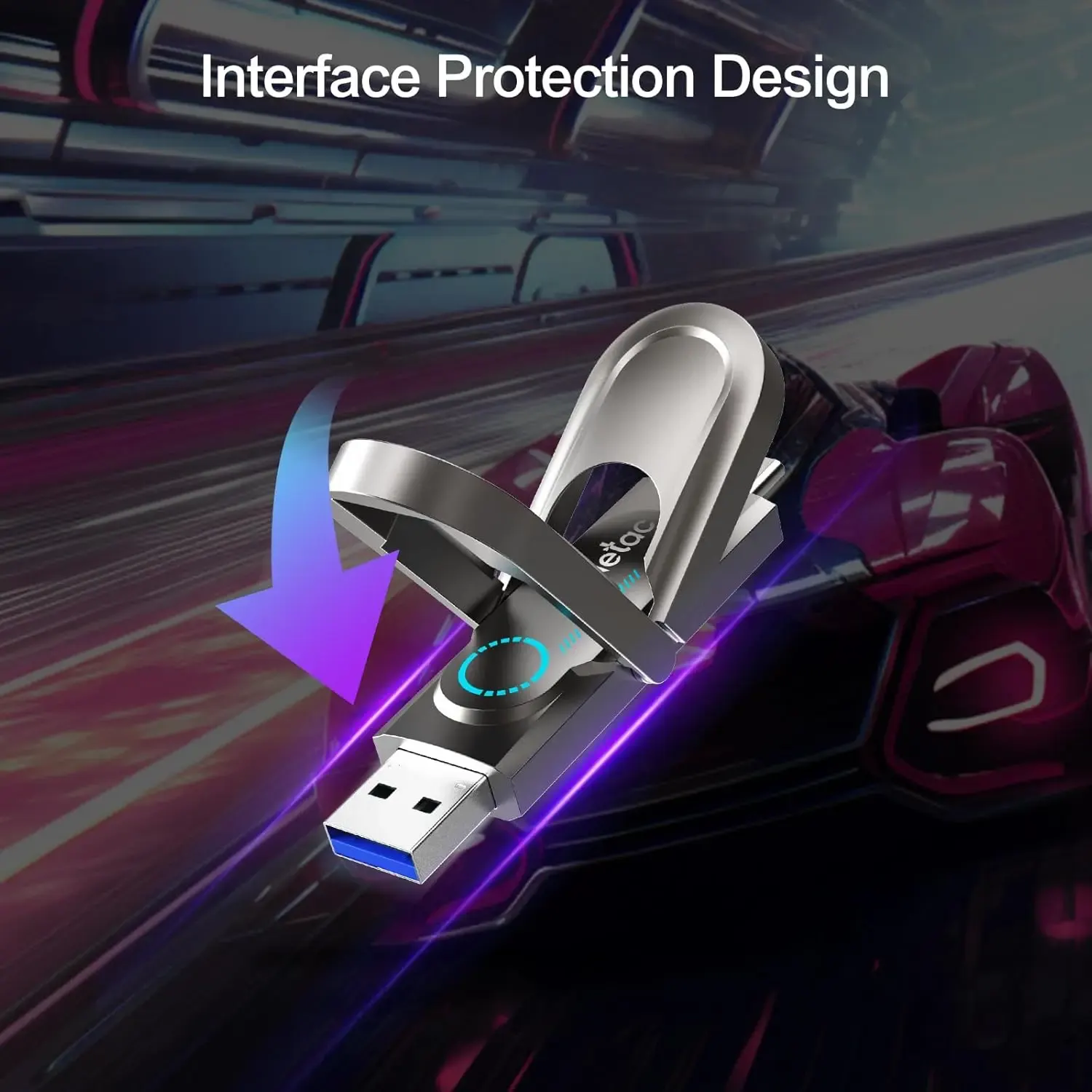 NETAC, US9, 512GB, External SSD, USB3.2+TypeC Solid State Flash Drive