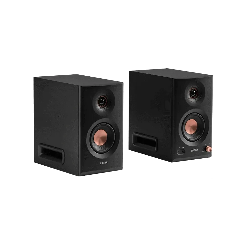 დინამიკი Edifier MR5, 110W, XLR, 6.35 mm TRS, RCA, AUX, Tri-amped Powered Studio Monitor Speakers, Black