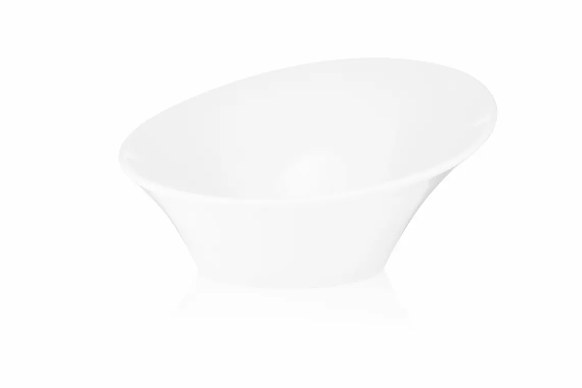 Ardesto Salad bowl, 25.5 cm, porcelain, white