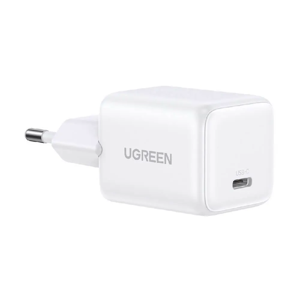 მობილურის დამტენი UGREEN X513 (65009), 30W, Type-C GaN Fast Charger, White