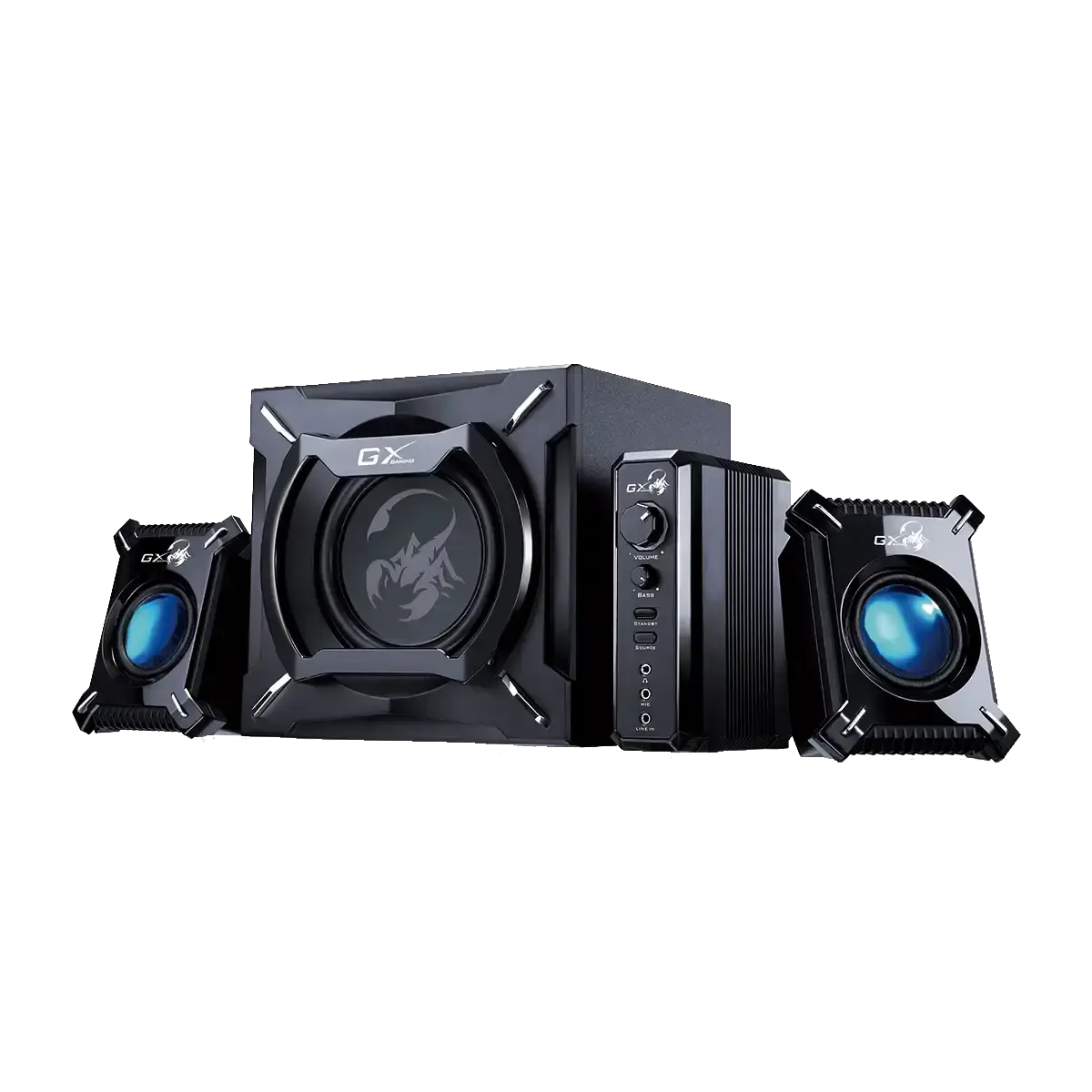 Genius, SW-G2.1 2000 II Gaming speaker Black
