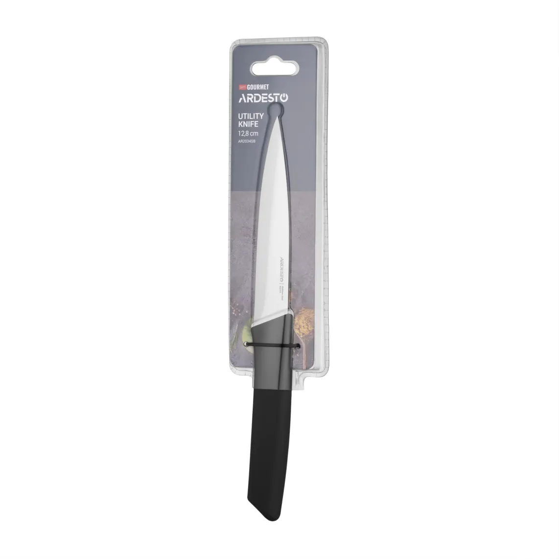 დანა Ardesto Utility Knife Gemini Gourmet, 12.8cm, stainless steel, plastic, black