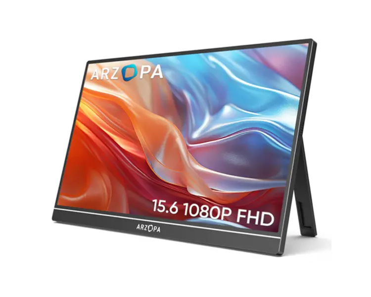 მონიტორი ARZOPA A1 15.6" FHD Mini HDMI USB-C Built-In Speaker Gamut
