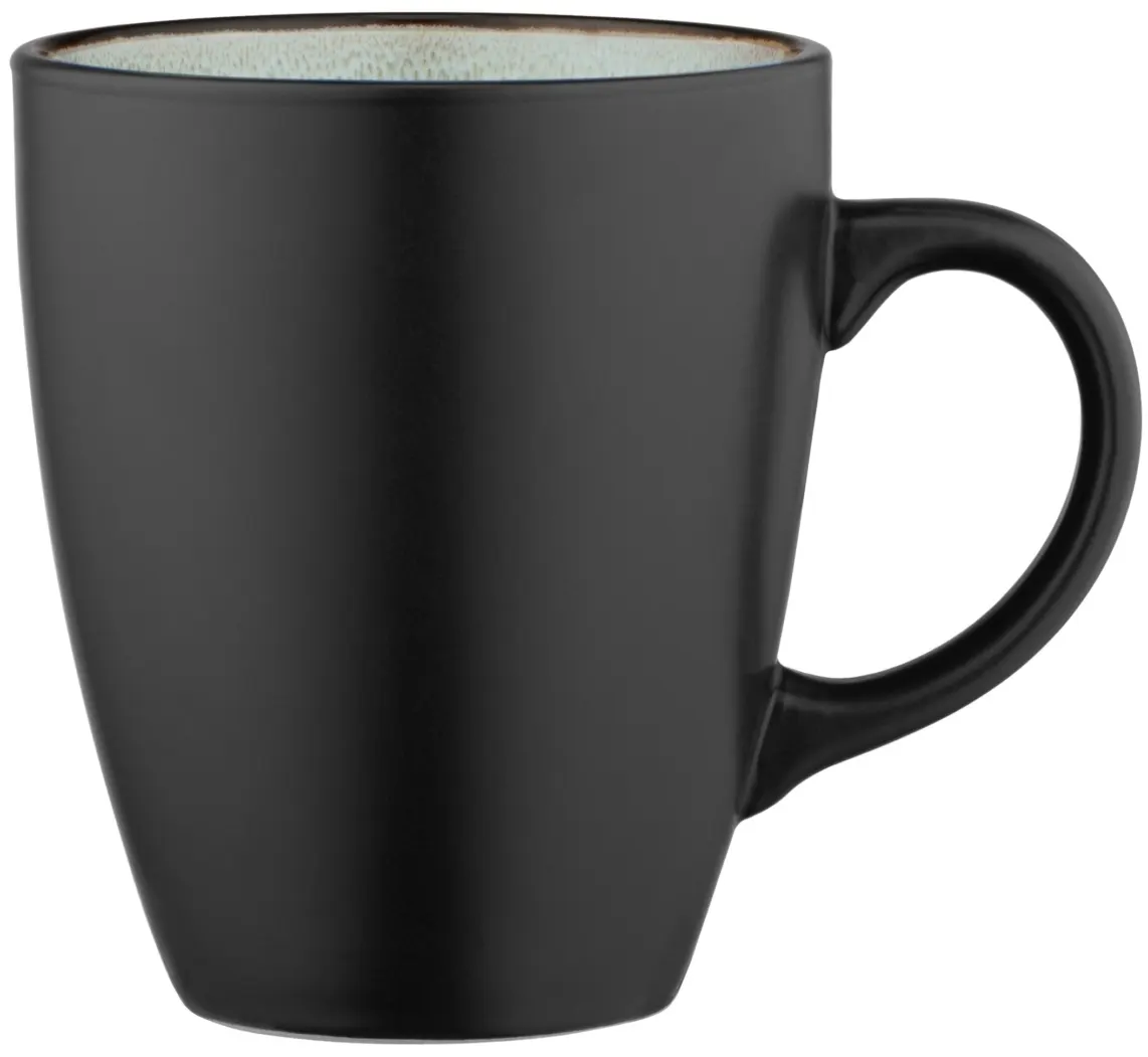კათხა Mug ARDESTO Bolzano, 380ml, ceramic, black-green