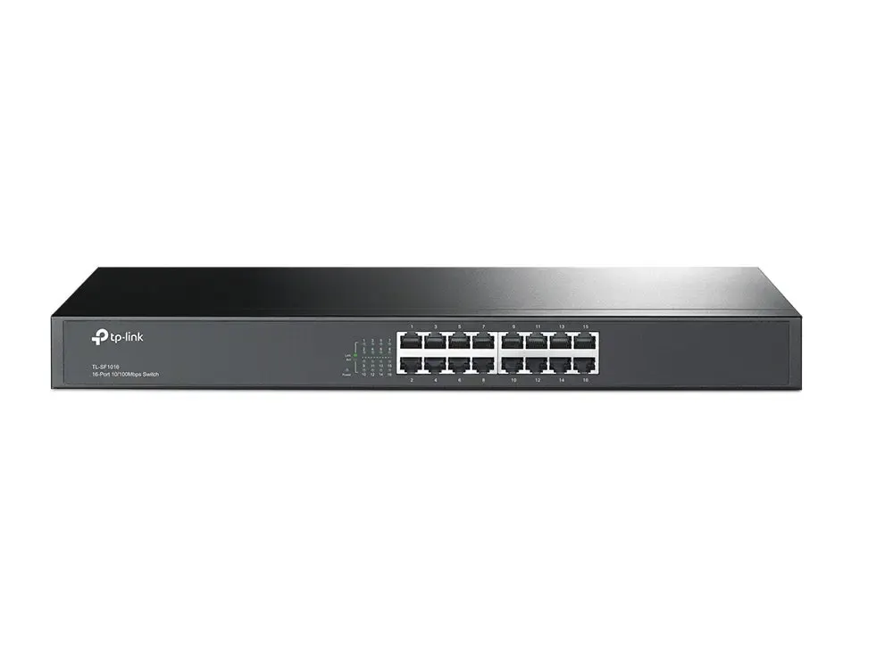 TP-Link, TL-SF1016, 16-port 10/100M Switch, 16 10/100M RJ45 ports