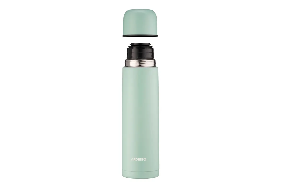 თერმოსი Ardesto Vacuum flask Bright City, 1000ml, stainless steel, green