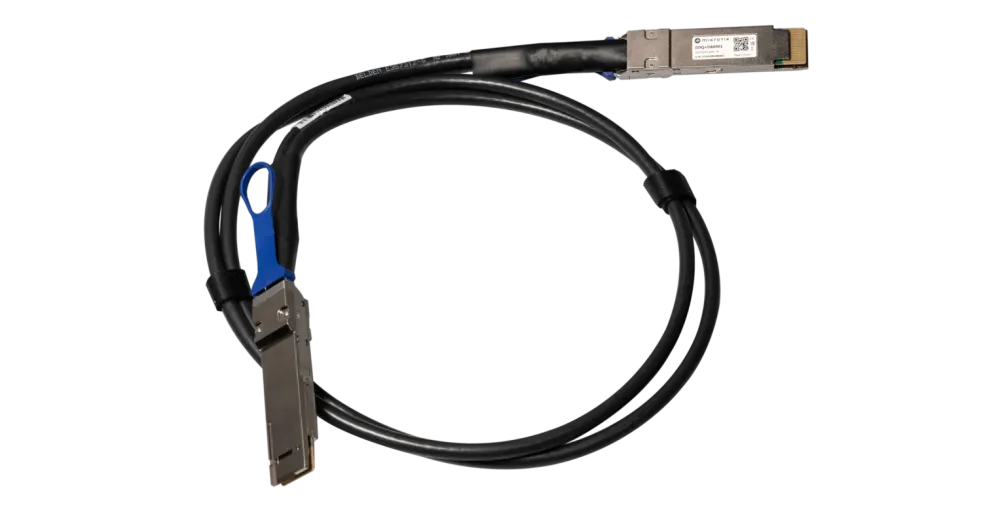 400-Gigabit QSFP-DD direct attach cable 1m, MikroTik DDQ+DA0001