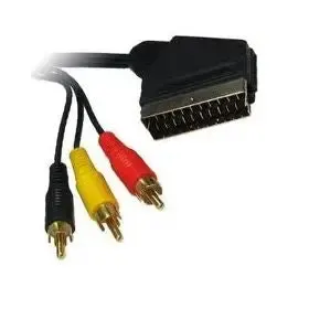 KDAVC9007-1.5M, KINGDA, Scart cable to 3RCA,1.5m