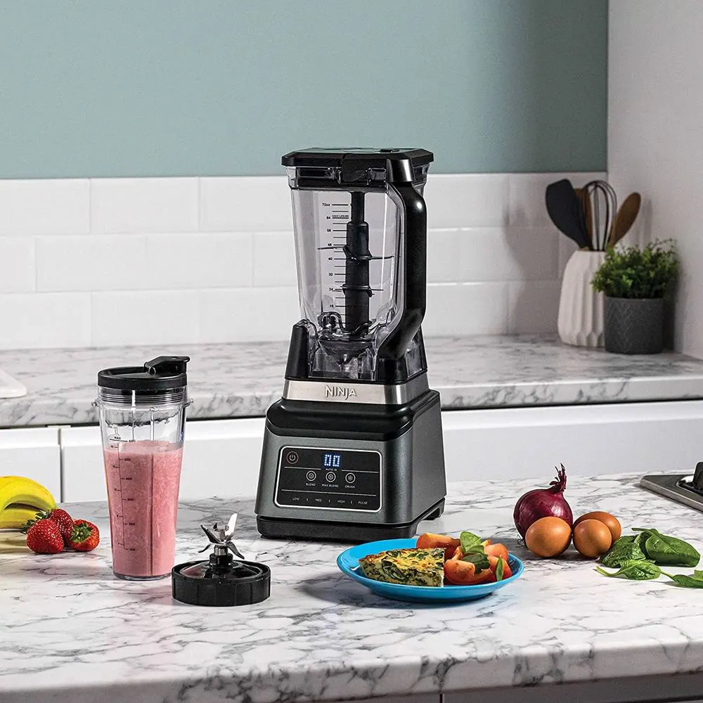 ბლენდერი Ninja BN750EU, 1200W, 2.1L, Blender 2in1, Black/Silver
