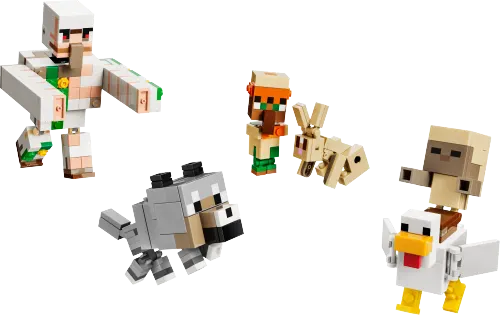 კონსტრუქტორი LEGO Minecraft Chicken Jockey Desert Attack 21592