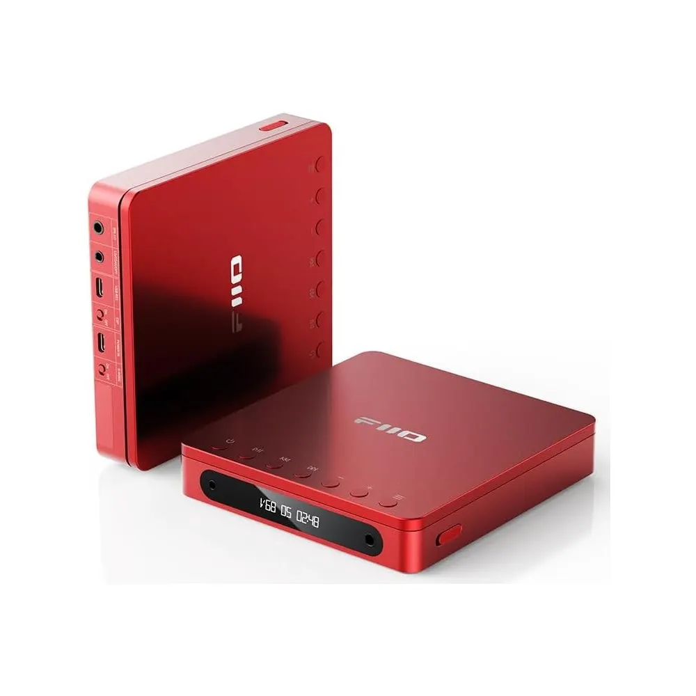 CD ფლეერი FiiO DM13 DAC Portable Bluetooth CD Player Hi-Res Red