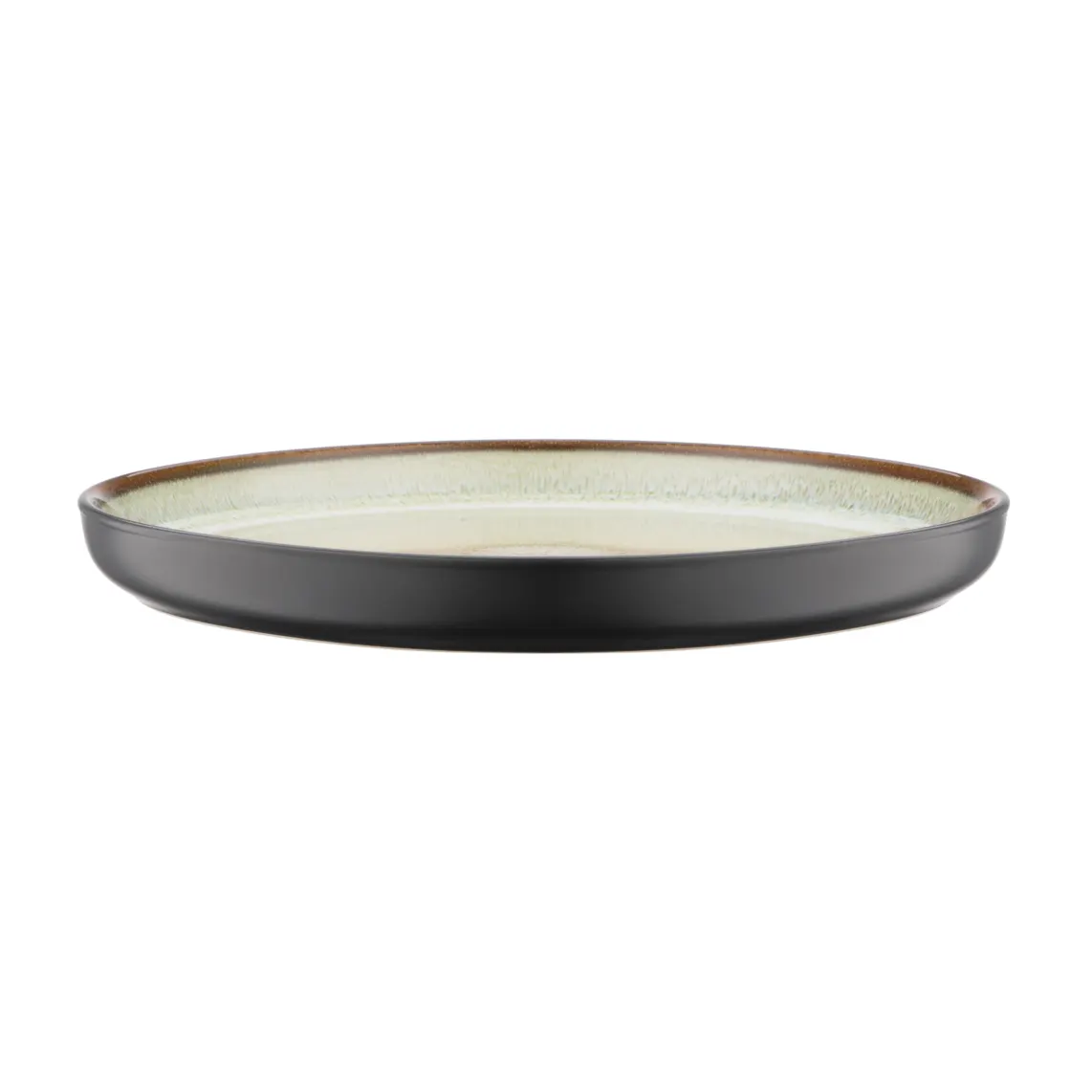 Dessert plate ARDESTO Bolzano, 20.3cm, ceramic, black-green