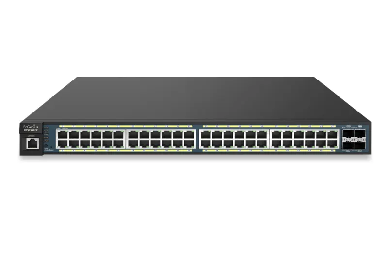 Wireless Management 50AP 48-port GbE PoE.at Switch 740W 4SFP L2 19i