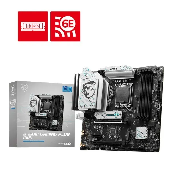 დედაპლატა MSI B760M GAMING PLUS WIFI LGA1700