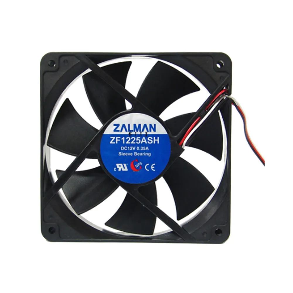 ZALMAN Case Fan ZM-F3(SF) 120MM, 1700RPM ± 15% - 2800RPM ± 10%, 3PIN, BLACK