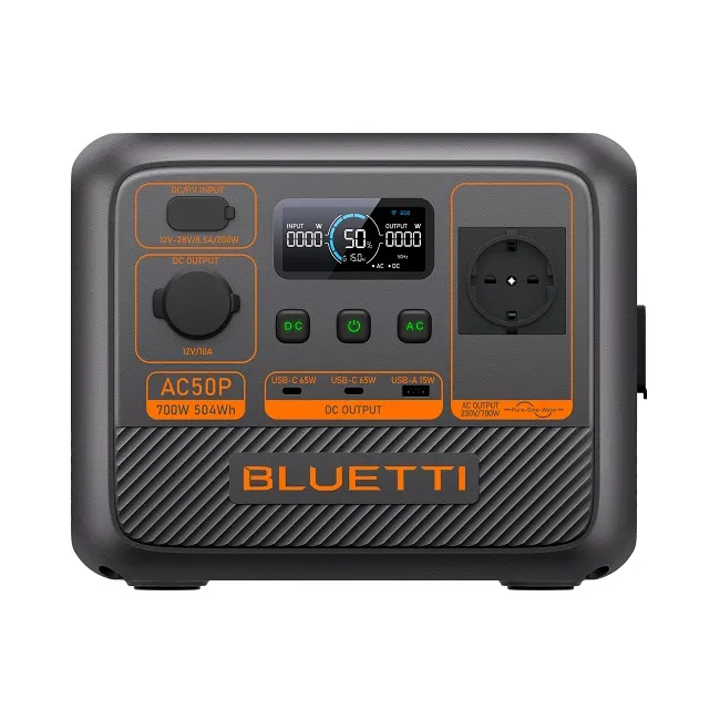 პორტატული კვების სადგური Bluetti AC50P Portable Power Station | 700W 504Wh