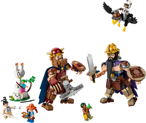 კონსტრუქტორი LEGO Dorry vs. Brogy # Giants of Little Garden 75644