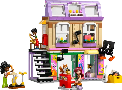 კონსტრუქტორი LEGO Friends Music Store & Apartment 42653