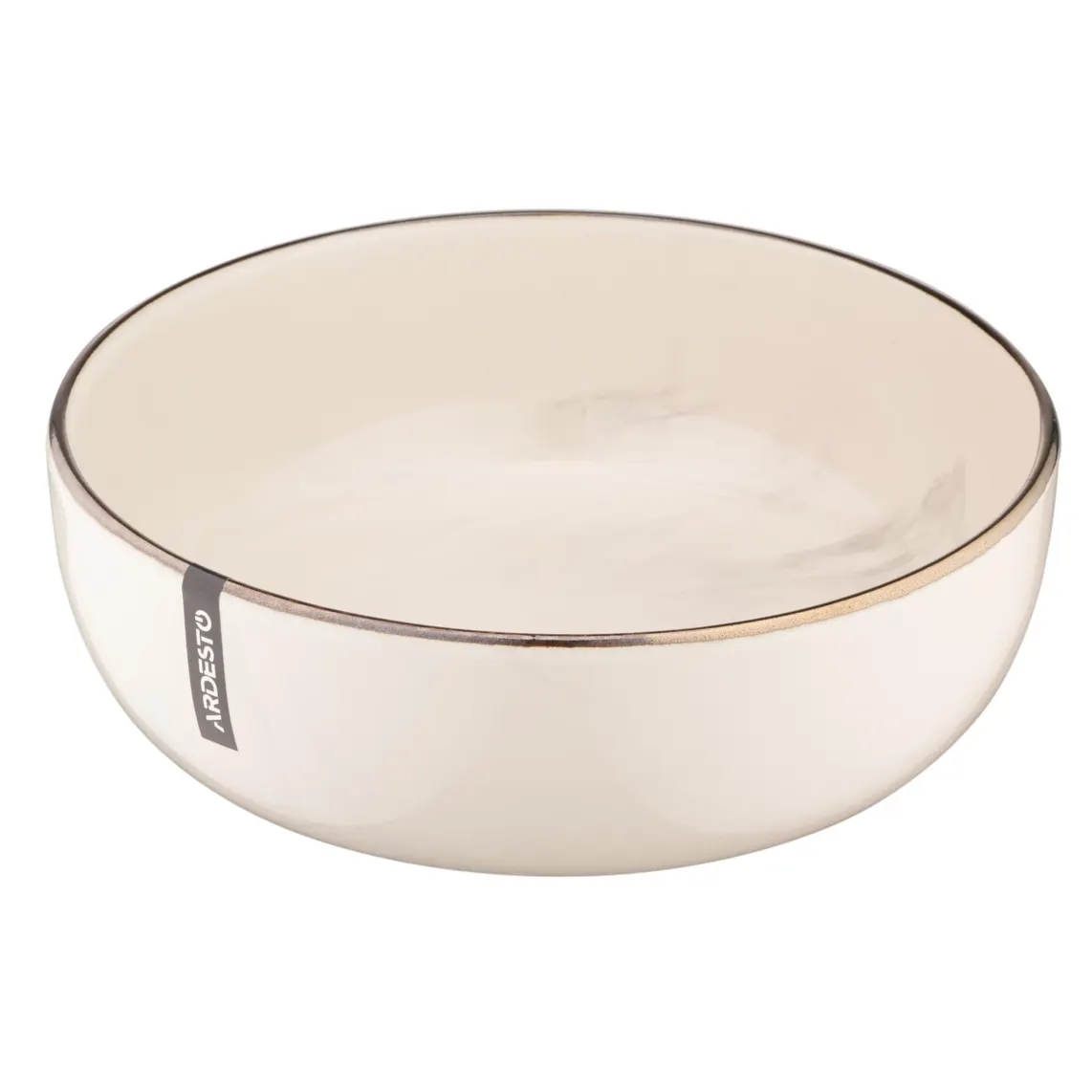 Ardesto Soup plate Marmo, 19cm, ceramics, beige