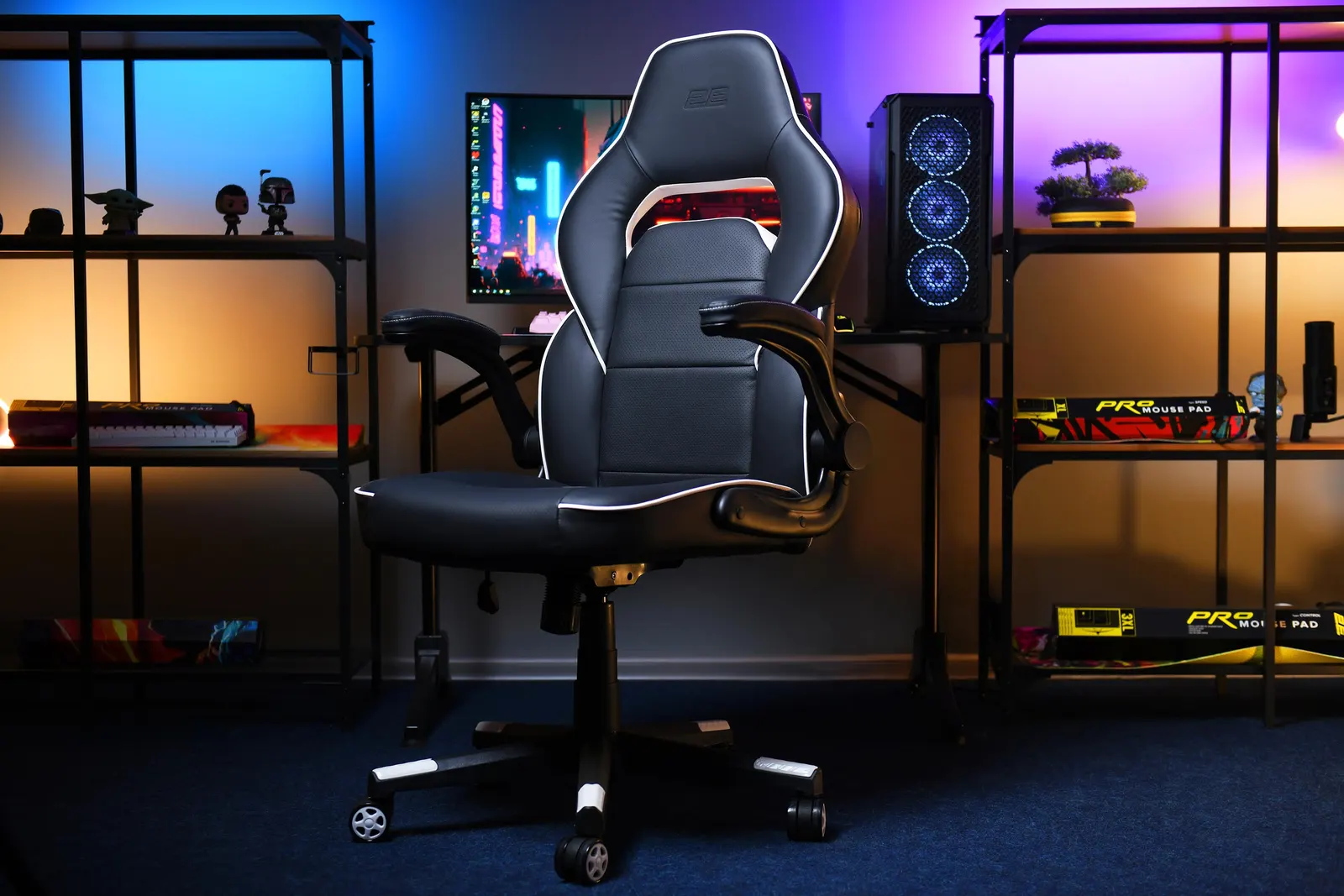 2E GAMING Chair HEBI Black/White