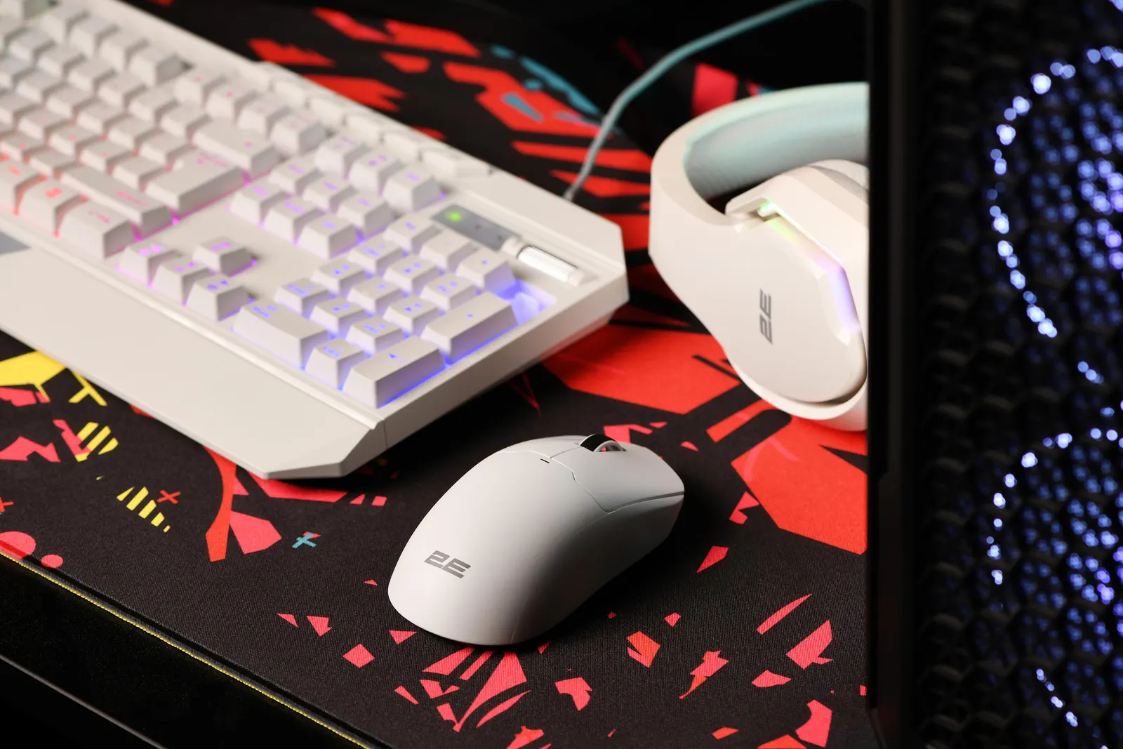 მაუსი 2E GAMING Mouse MG355 WL, RGB, USB-A/WL, white