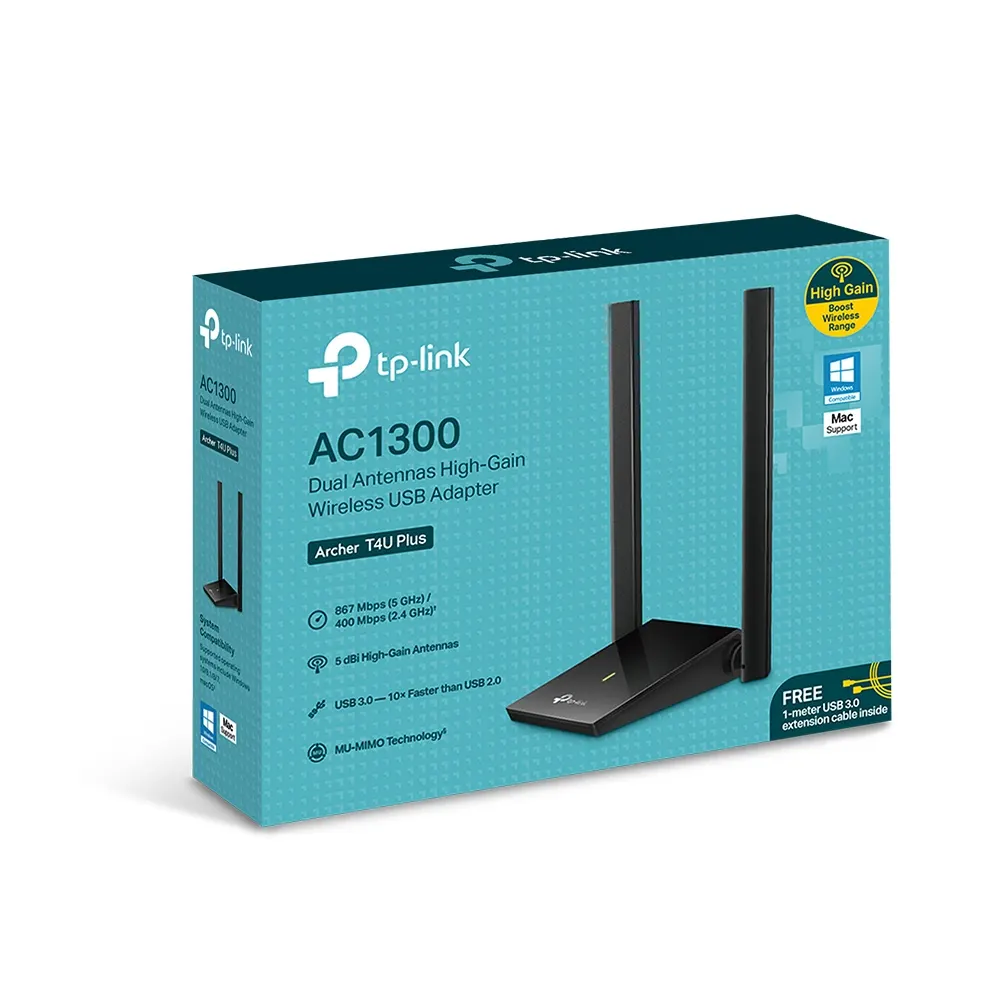Wi-Fi ადაპტერი TP-Link Archer T4U Plus